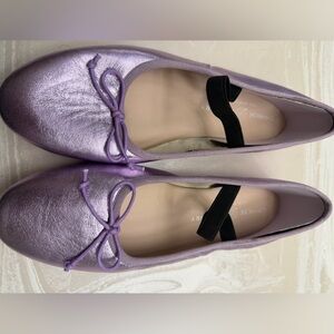 Chinese Laundry Metallic Purple Ballet Flats
